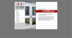 Desktop Screenshot of citydoor.com