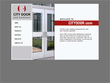 Tablet Screenshot of citydoor.com
